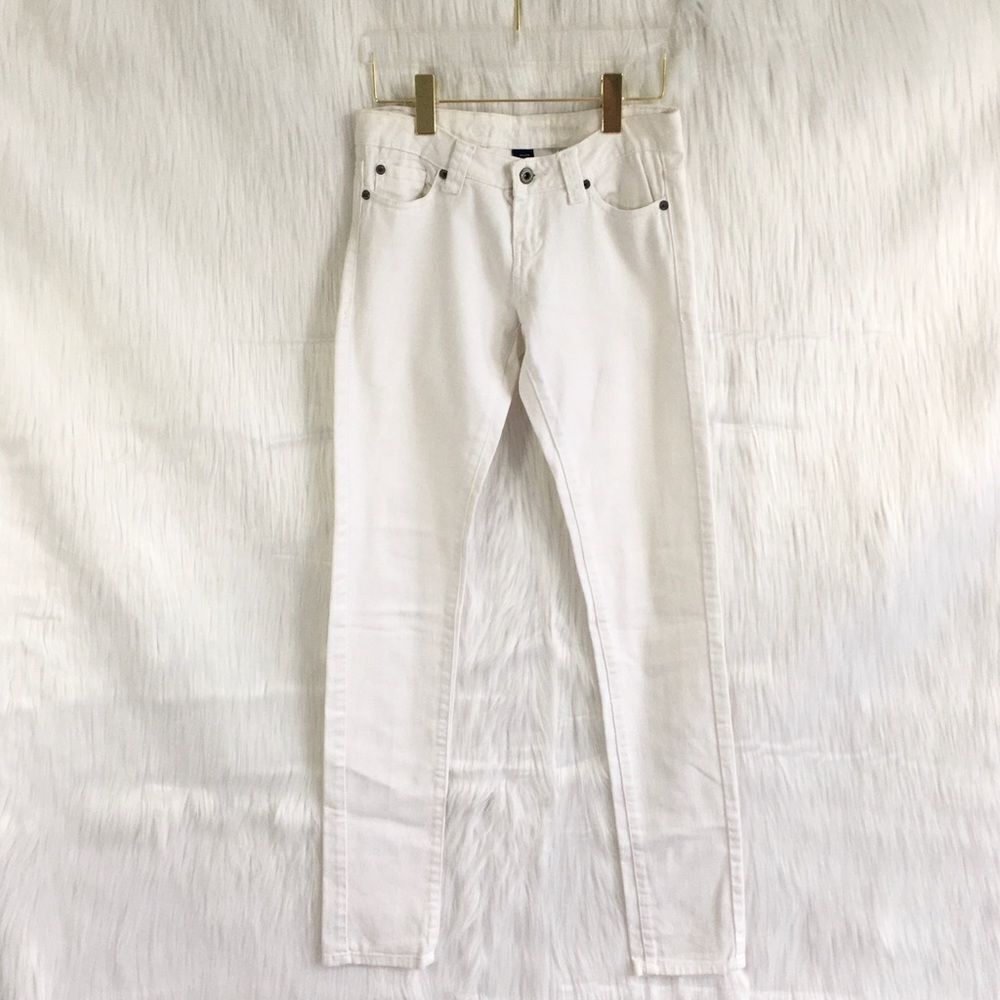 🔃Blue Asphalt White Denim Skinny Jeans